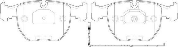 FIT FP2258E - Kit pastiglie freno, Freno a disco autozon.pro