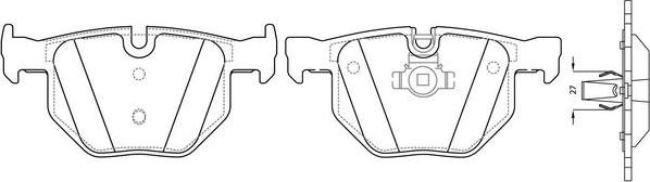 FIT FP2253E - Kit pastiglie freno, Freno a disco autozon.pro