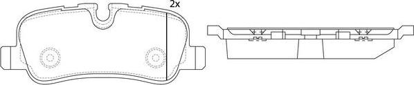 FIT FP7406 - Kit pastiglie freno, Freno a disco autozon.pro