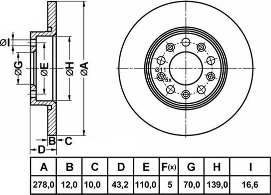 FIT FR0993 - Discofreno autozon.pro