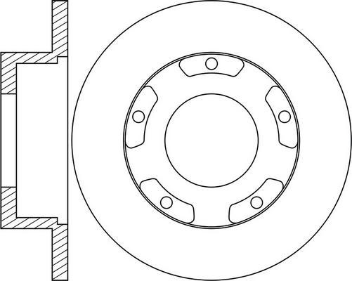 ABEX BD1824S - Discofreno autozon.pro