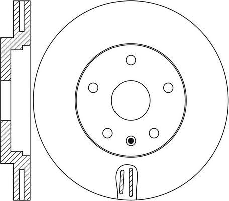 BENDIX 562466B - Discofreno autozon.pro