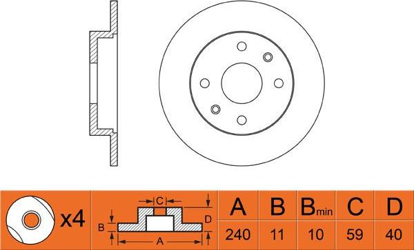 FIT FR0495 - Discofreno autozon.pro