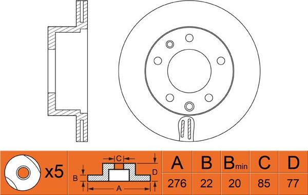 FIT FR0498V - Discofreno autozon.pro