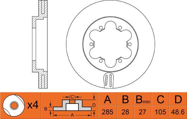 FIT FR0441V - Discofreno autozon.pro