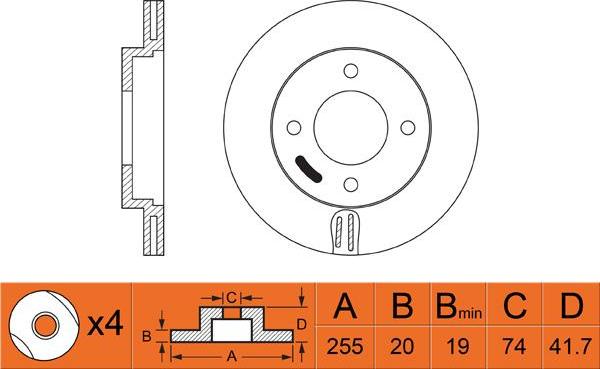 FIT FR0455V - Discofreno autozon.pro