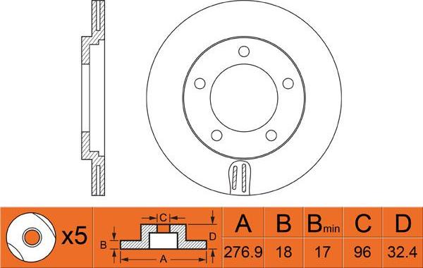 FIT FR0453V - Discofreno autozon.pro