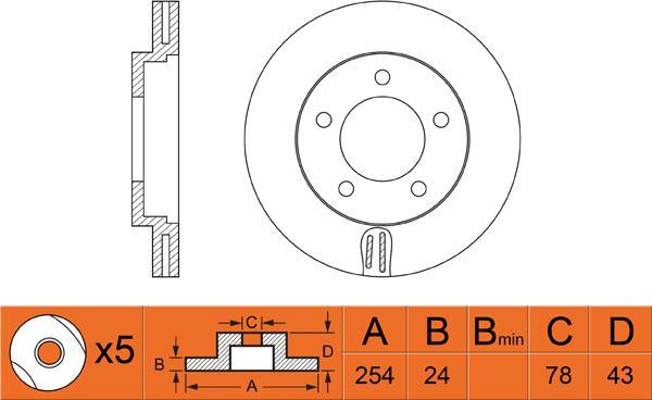 FIT FR0404V - Discofreno autozon.pro