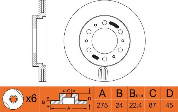 FIT FR0408V - Discofreno autozon.pro