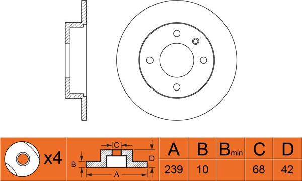 FIT FR0410 - Discofreno autozon.pro