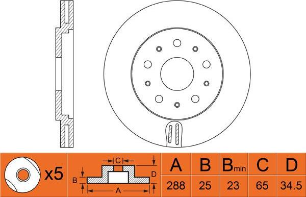 FIT FR0489V - Discofreno autozon.pro