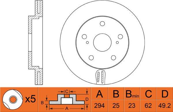 FIT FR0481V - Discofreno autozon.pro