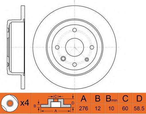 FIT FR0436 - Discofreno autozon.pro