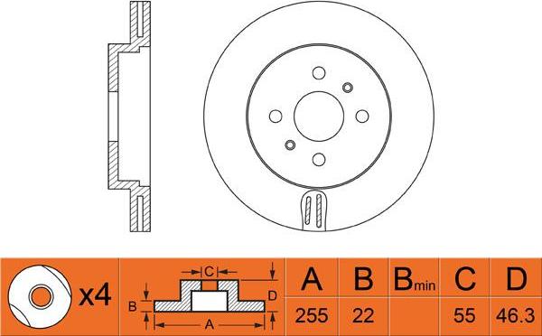 FIT FR0420V - Discofreno autozon.pro