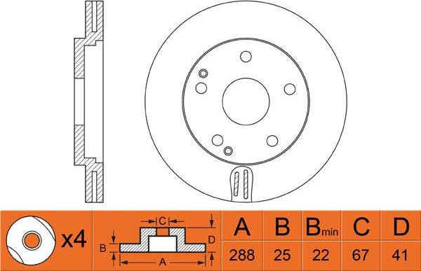 FIT FR0471V - Discofreno autozon.pro