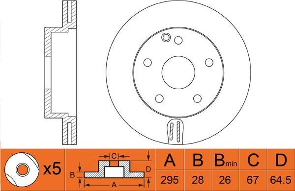 FIT FR0568V - Discofreno autozon.pro