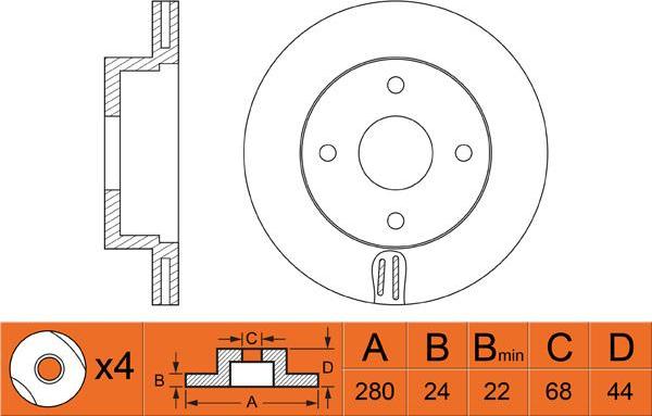 A.B.S. 9B63210 - Discofreno autozon.pro