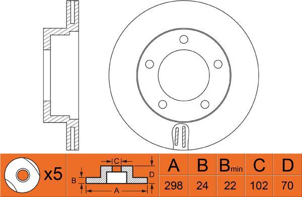 FIT FR0395V - Discofreno autozon.pro