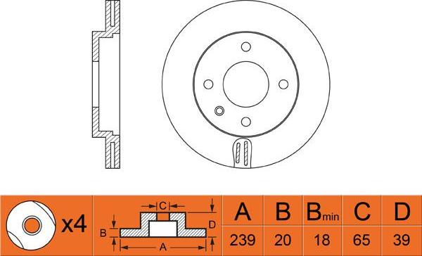 FIT FR0390V - Discofreno autozon.pro