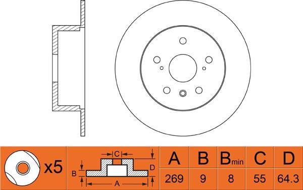 FIT FR0344 - Discofreno autozon.pro