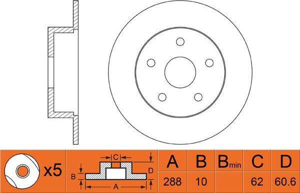 FIT FR0362 - Discofreno autozon.pro