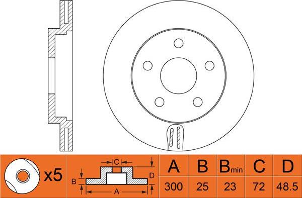 FIT FR0306V - Discofreno autozon.pro