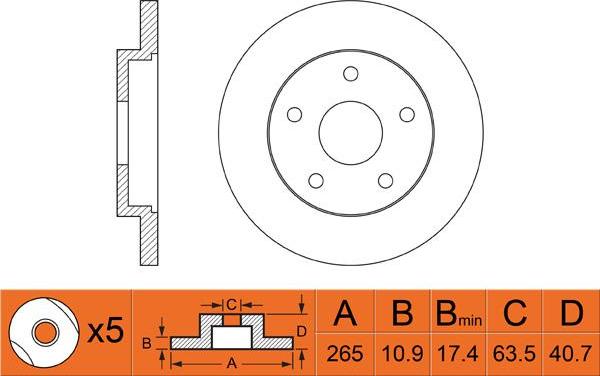 FIT FR0302 - Discofreno autozon.pro