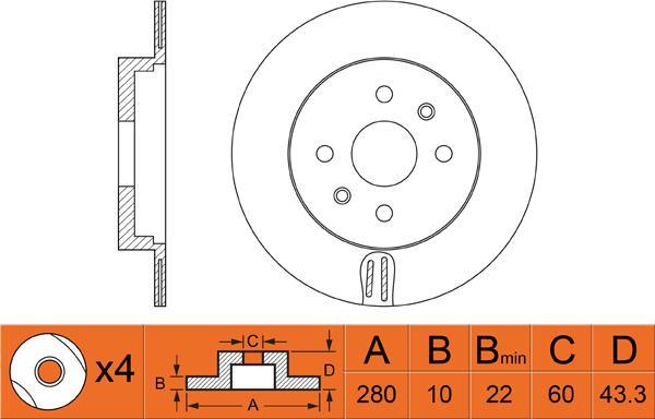 FIT FR0314V - Discofreno autozon.pro