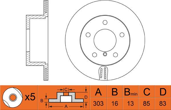 FIT FR0384V - Discofreno autozon.pro