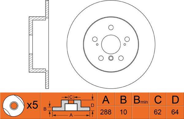 FIT FR0335 - Discofreno autozon.pro