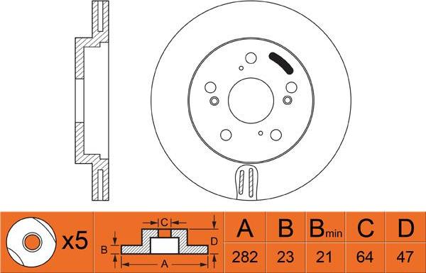 FIT FR0330V - Discofreno autozon.pro