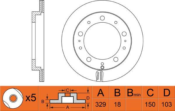 FIT FR0327V - Discofreno autozon.pro