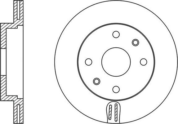 FIT FR0240V - Discofreno autozon.pro