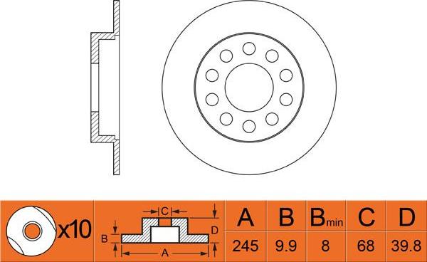 FIT FR0265 - Discofreno autozon.pro