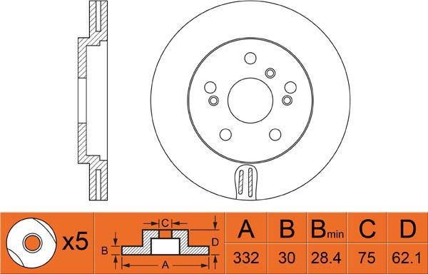 FIT FR0266V - Discofreno autozon.pro