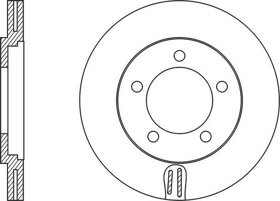 BENDIX 562747BC - Discofreno autozon.pro