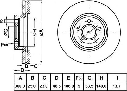 FIT FR0743V - Discofreno autozon.pro