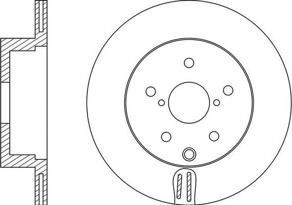 BENDIX 521458 - Discofreno autozon.pro