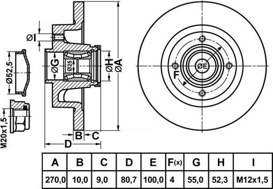 FIT FR1007H - Discofreno autozon.pro