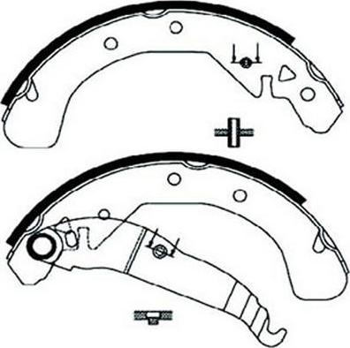 FIT FT4073 - Kit ganasce freno autozon.pro