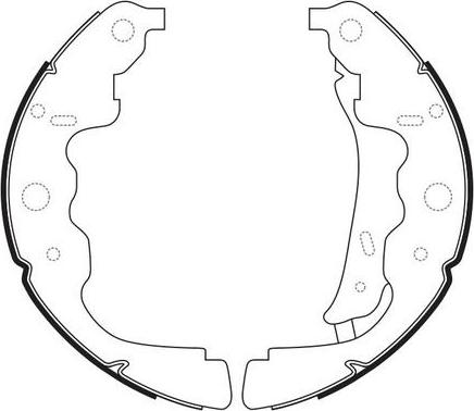 FIT FT3255 - Kit ganasce freno autozon.pro