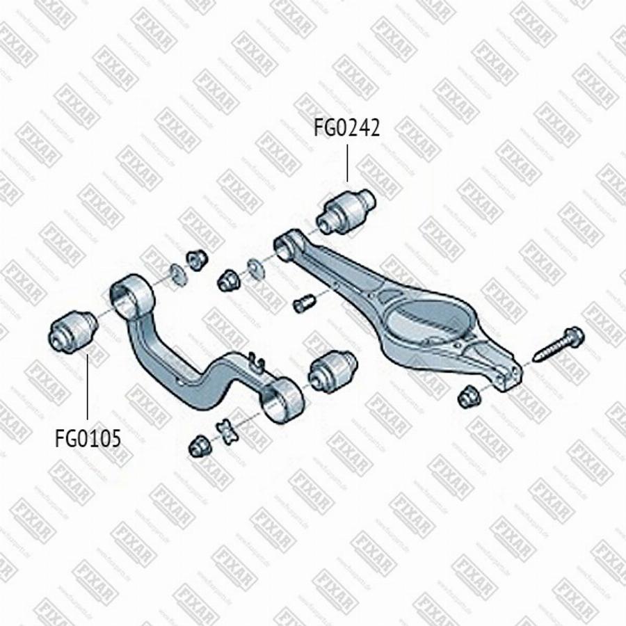 Fixar FG0242 - Supporto, Braccio oscillante autozon.pro