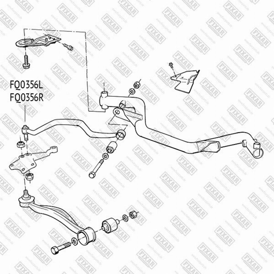 Fixar FQ0356R - Braccio oscillante, Sospensione ruota autozon.pro