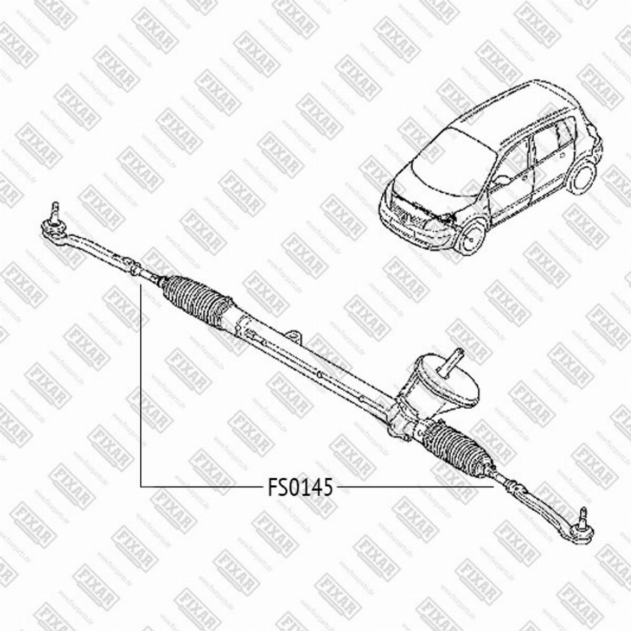 Fixar FS0145 - Giunto assiale, Asta trasversale autozon.pro