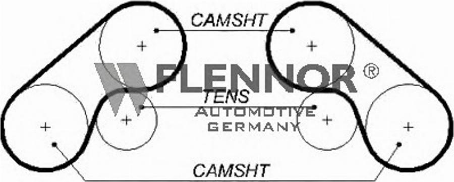 Flennor 4465V - Cinghia dentata autozon.pro