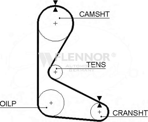 Flennor 4004 - Cinghia dentata autozon.pro
