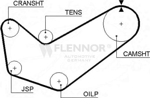 Flennor 4107 - Cinghia dentata autozon.pro