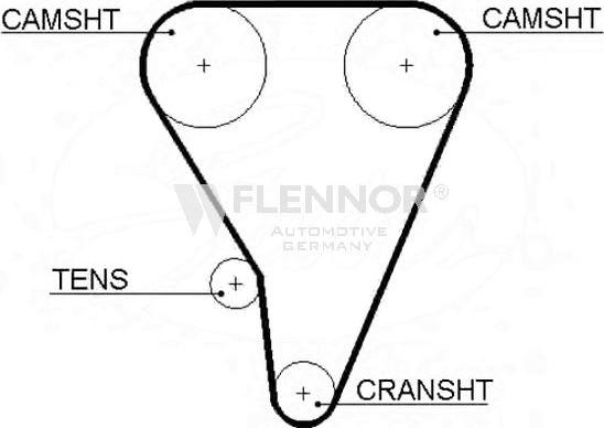 Flennor 4178V - Cinghia dentata autozon.pro