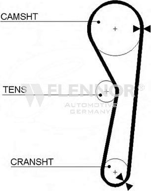 Flennor 4205 - Cinghia dentata autozon.pro