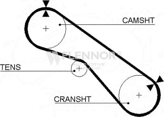 Flennor 4210V - Cinghia dentata autozon.pro